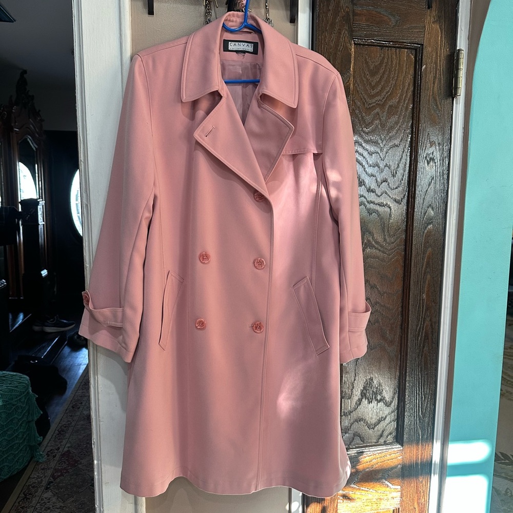 Canvas Gallery Company Women's Blush Trench Coat
